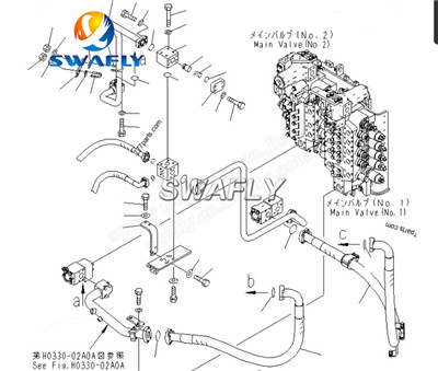 Ipinapakilala ang Original Refurbished KOMATSU PC1250-8 Main Control Valve Assembly mula sa SWAFY